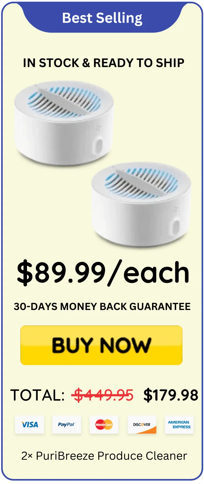 PuriBreeze Produce Cleaner offer price